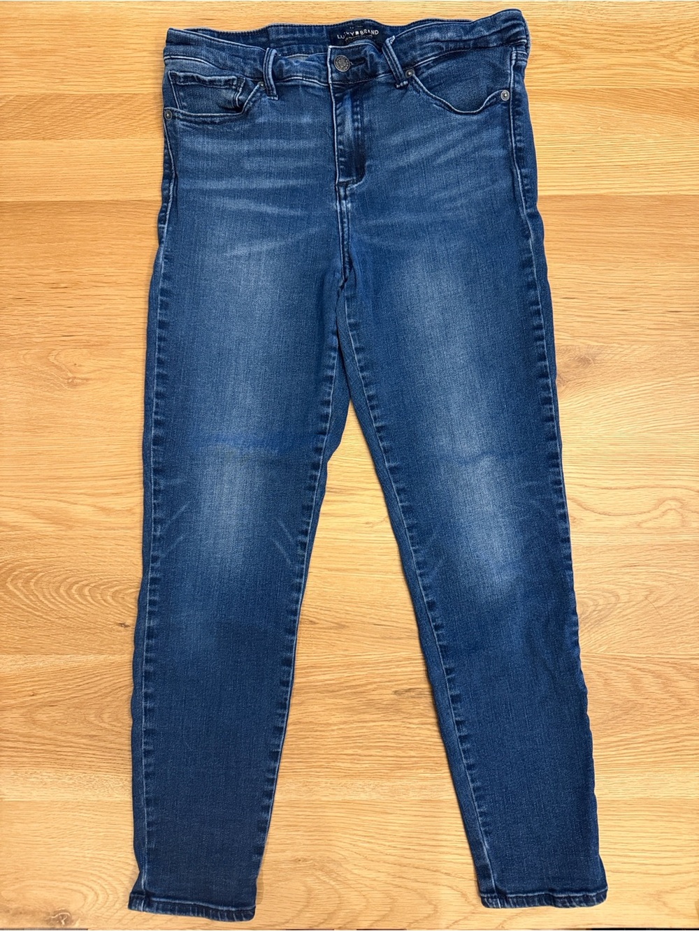 Lucky Brand Women's Skinny Jeans - Dark Blue Wash